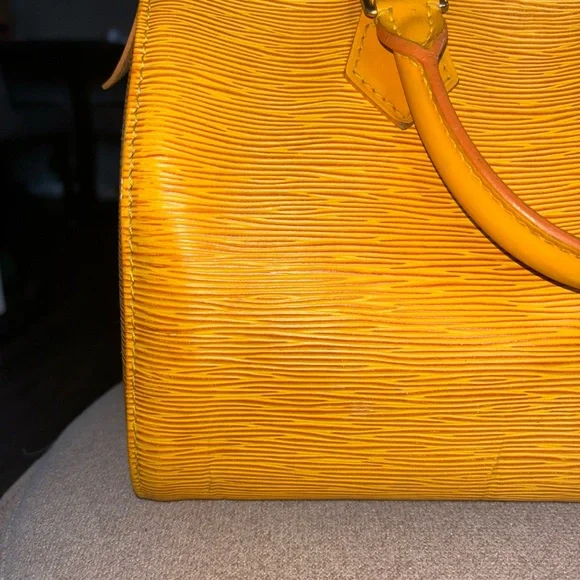 Louis Vuitton Mustard Yellow Satchel - Picture 8 of 14